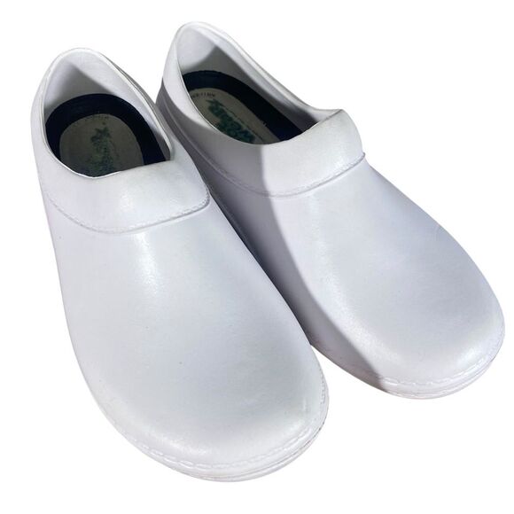 Landau White RX Therapy Arch Support Comfort Clogs Slip Ons Womens Size 6 - Picture 2 of 11